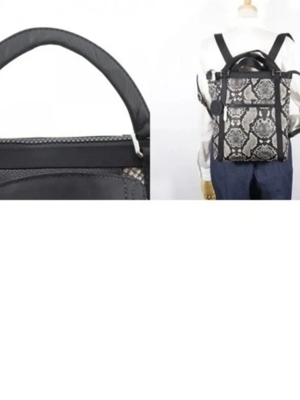 COLE HAAN Grand Ambition Small Backpack Daypack convertible 3WAY black Nyl... - Picture 12 of 12
